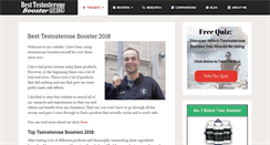 Desktop Screenshot of besttestosteroneboosterguide.com